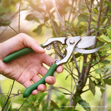 Outil de jardin en acier en carbone lame non cadavre Rester des arbres fruitiers jardins aigus contourner les cisaillements ciseaux de pruneaux